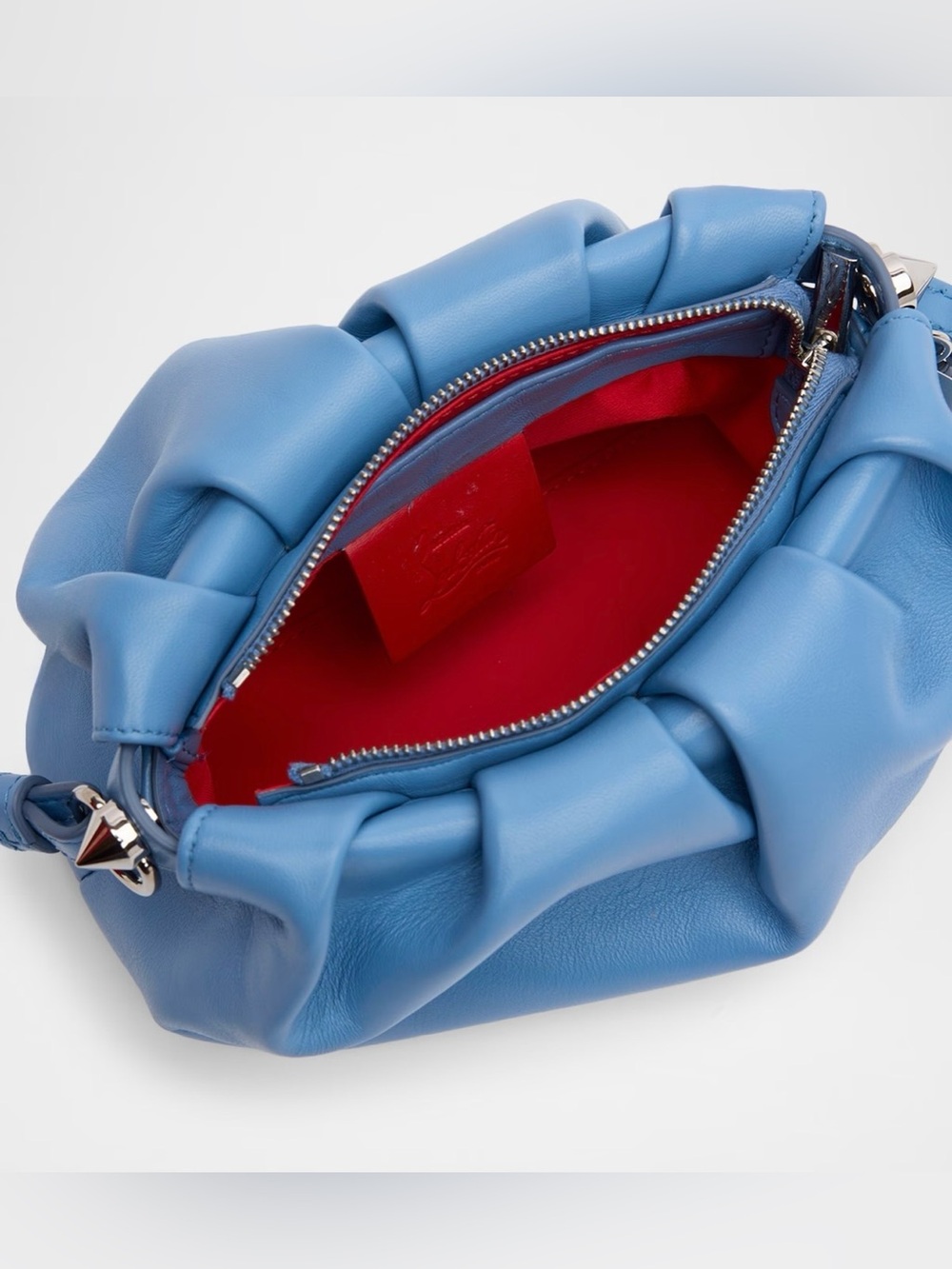 Christian Louboutin Eva Mini Crossbody Ceruleo